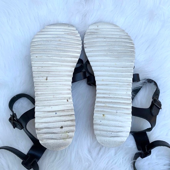 Joie Gladiator Black Leather Sandals - Picture 7 of 10